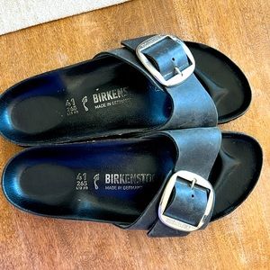 Madrid Big Buckle Slide Sandal (Women)